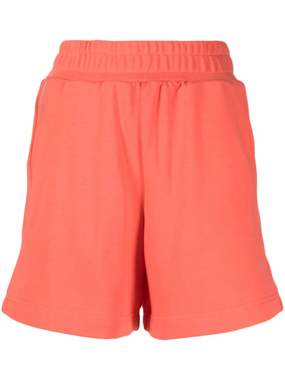 Elasticated Cotton-Blend Track Shorts