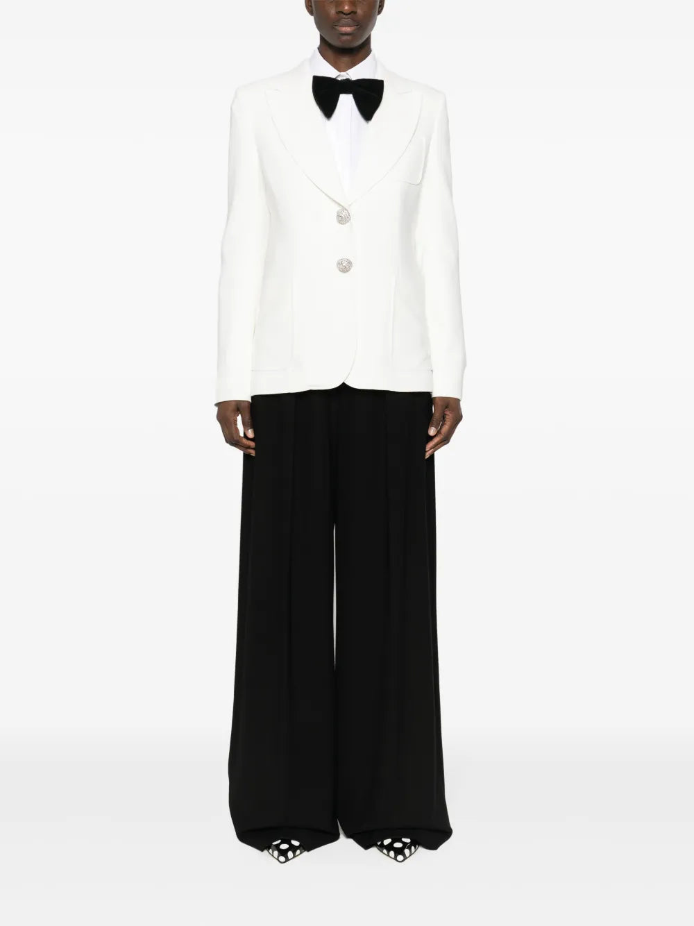 Crystal-Embellished Blazer