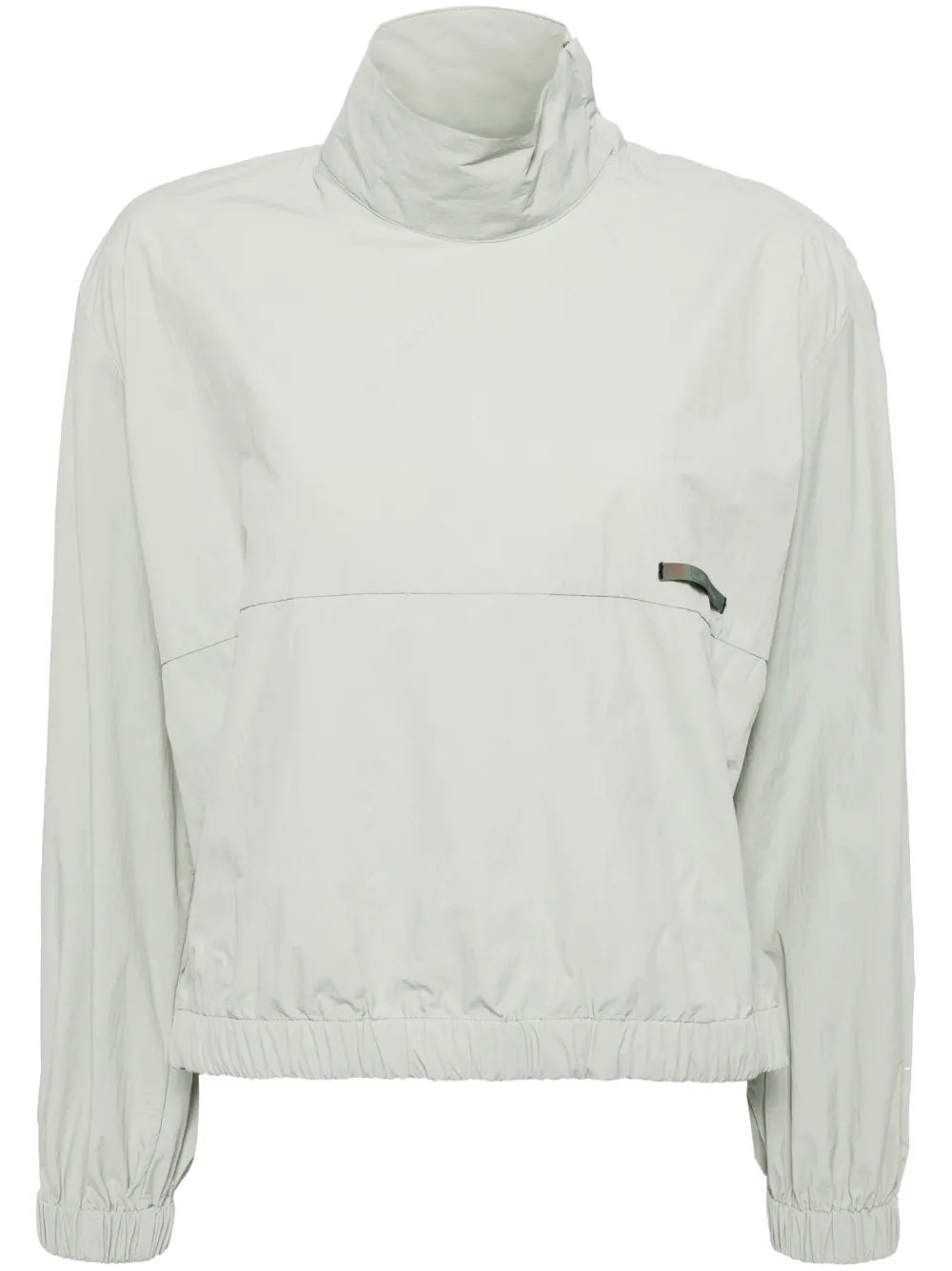 Logo-Appliqué High-Neck Jacket