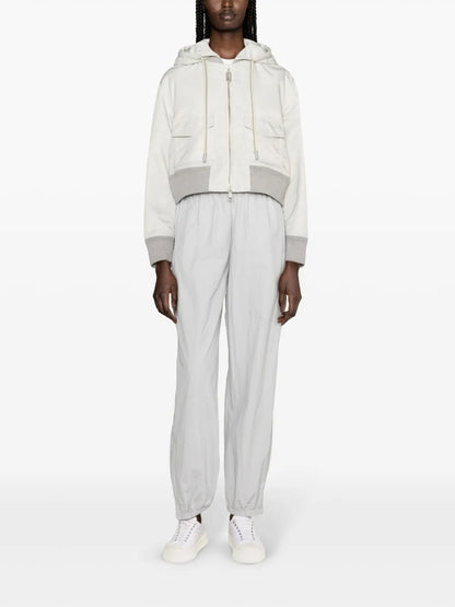 Briseo Satin Bomber Jacket