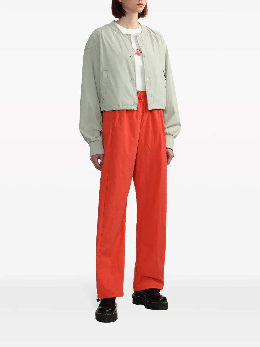 Logo-Embroidered Straight-Leg Track Pants