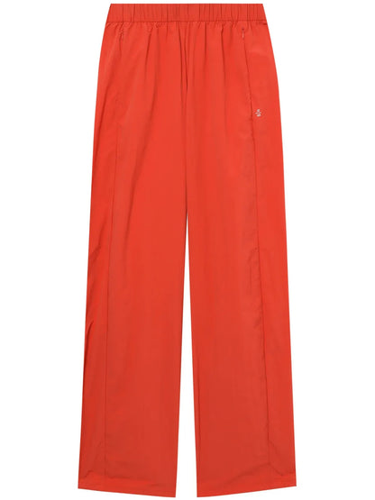 Logo-Embroidered Straight-Leg Track Pants
