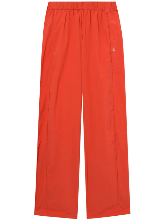 Logo-Embroidered Straight-Leg Track Pants