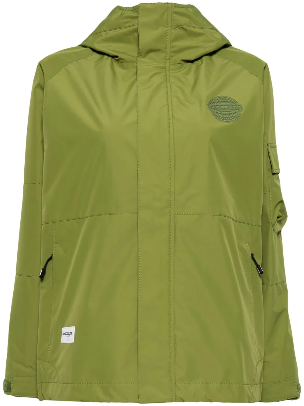 Logo-Appliqué Hooded Jacket