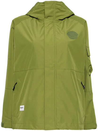 Logo-Appliqué Hooded Jacket