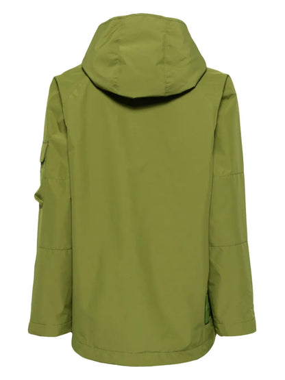 Logo-Appliqué Hooded Jacket