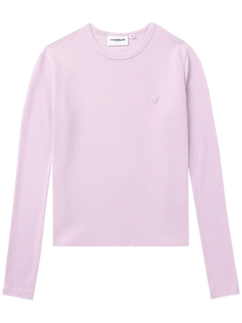 Heart-Appliqué Cotton T-Shirt