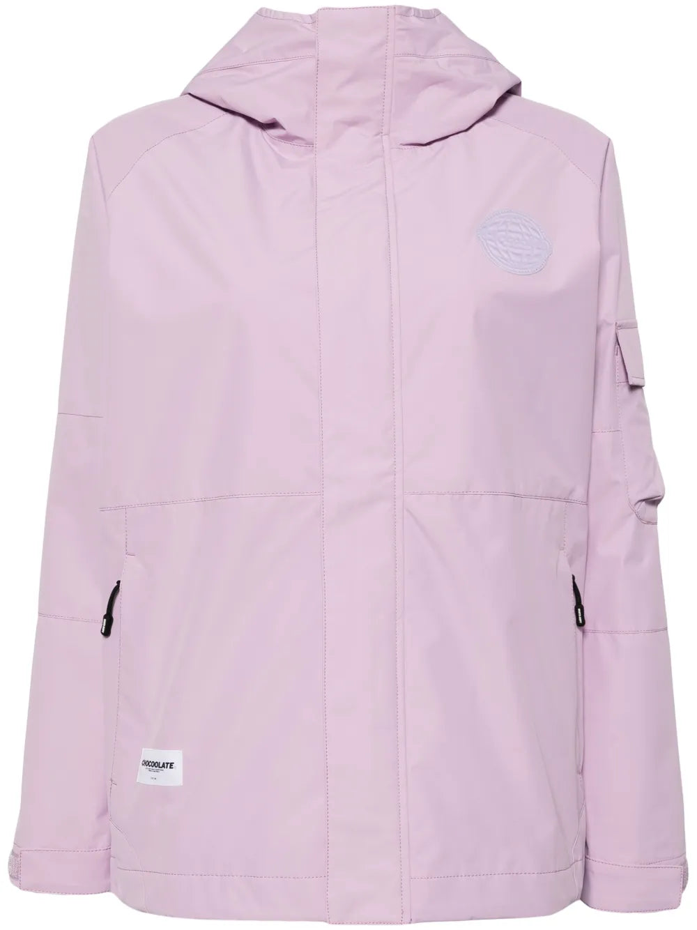 Logo-Appliqué Hooded Jacket