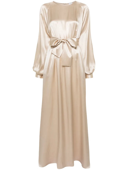 Satin Silk Maxi Dress