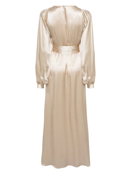 Satin Silk Maxi Dress