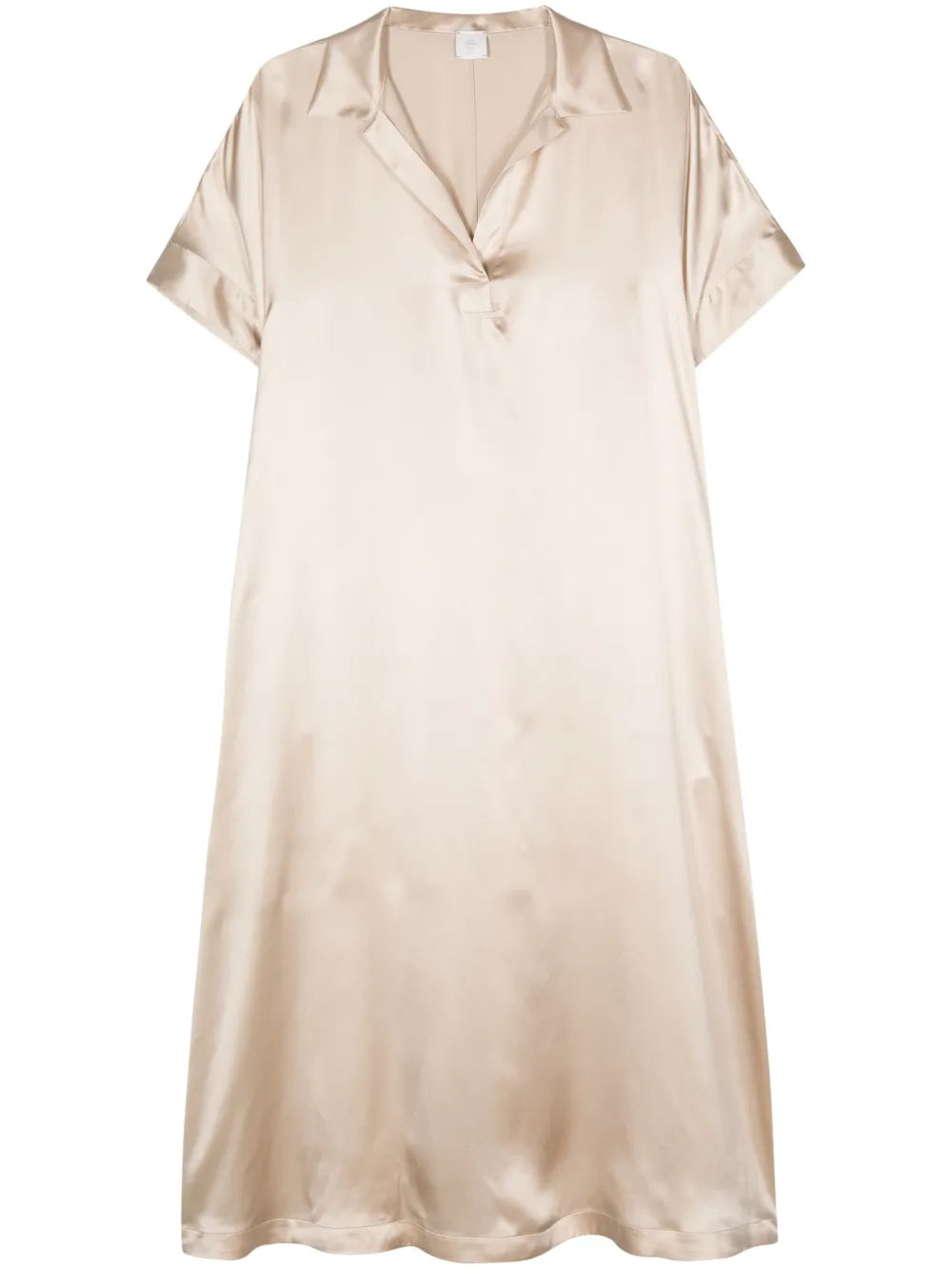 Satin Silk Midi Dress