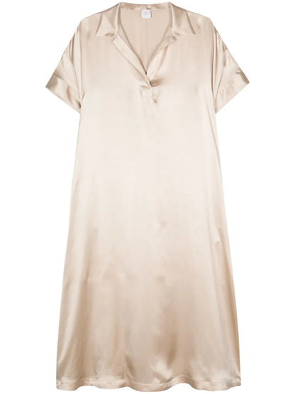Satin Silk Midi Dress