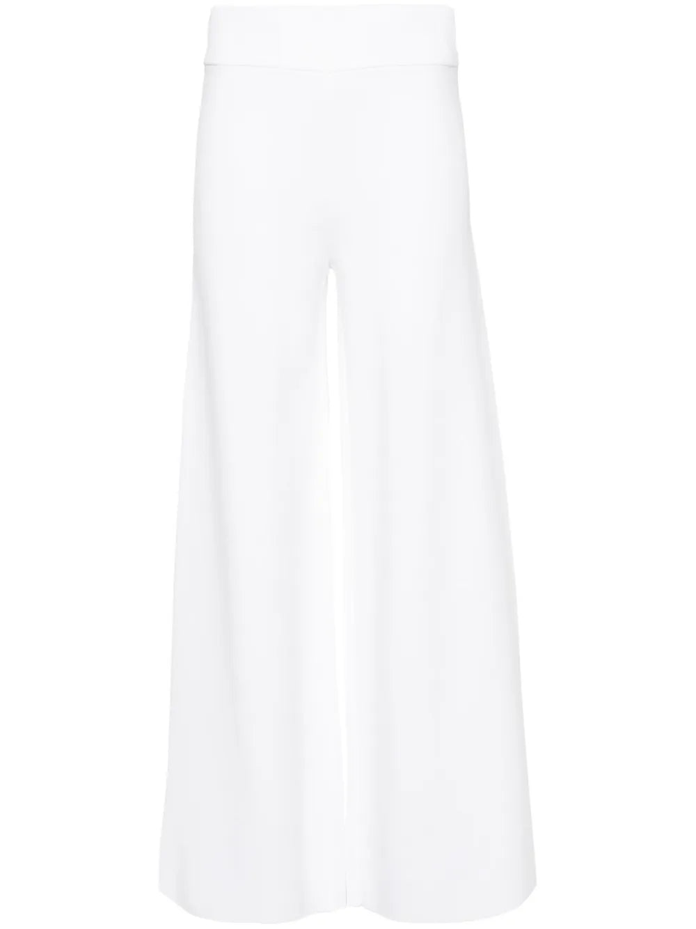 Straight-Leg Knitted Trousers
