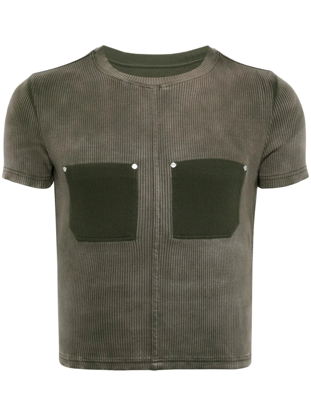 Ribbed-Knit T-Shirt