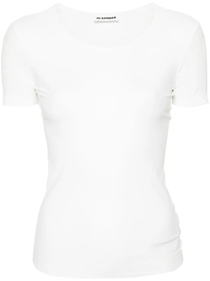 Round-Neck Stretch-Design T-Shirt