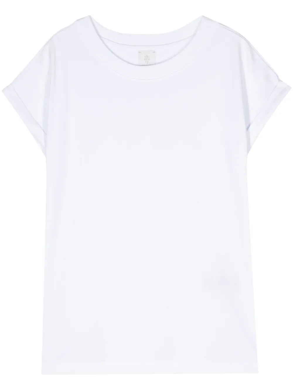 Sound-Neck Cotton T-Shirt