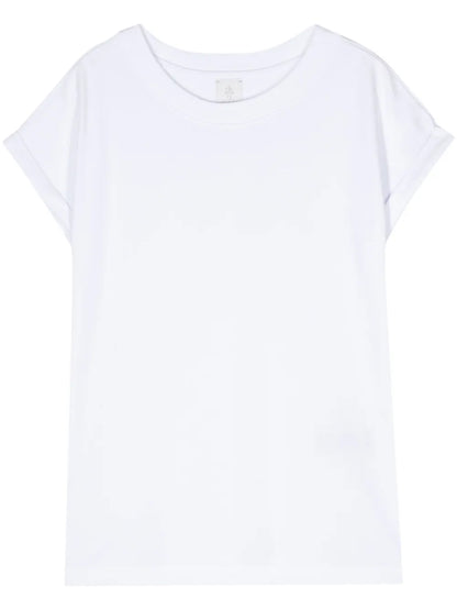 Sound-Neck Cotton T-Shirt