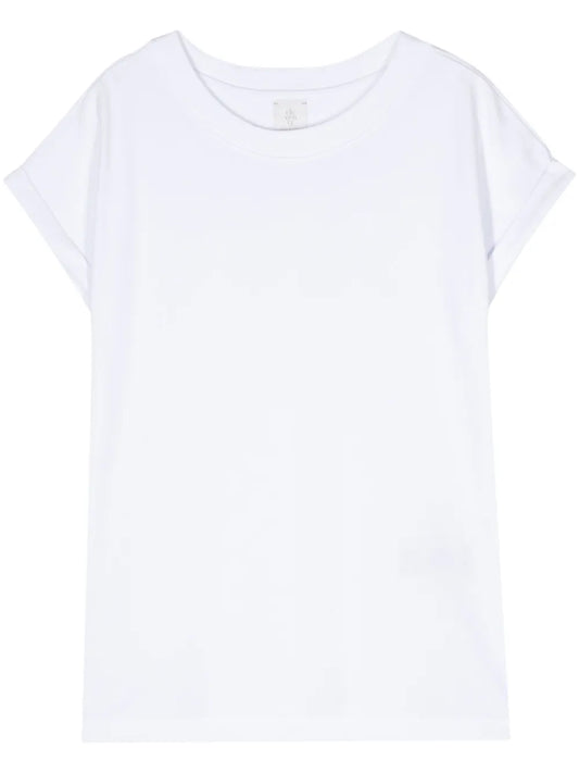 Sound-Neck Cotton T-Shirt