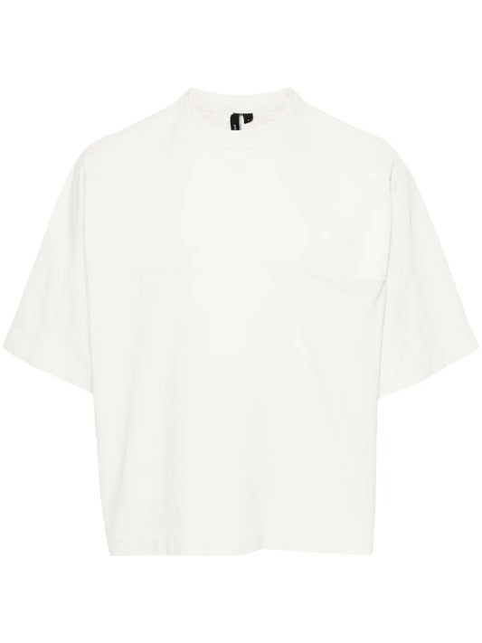 Panelled Organic-Cotton T-Shirt