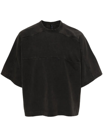 Panelled Organic-Cotton T-Shirt