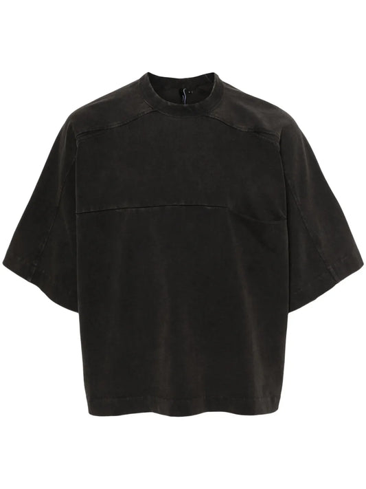 Panelled Organic-Cotton T-Shirt