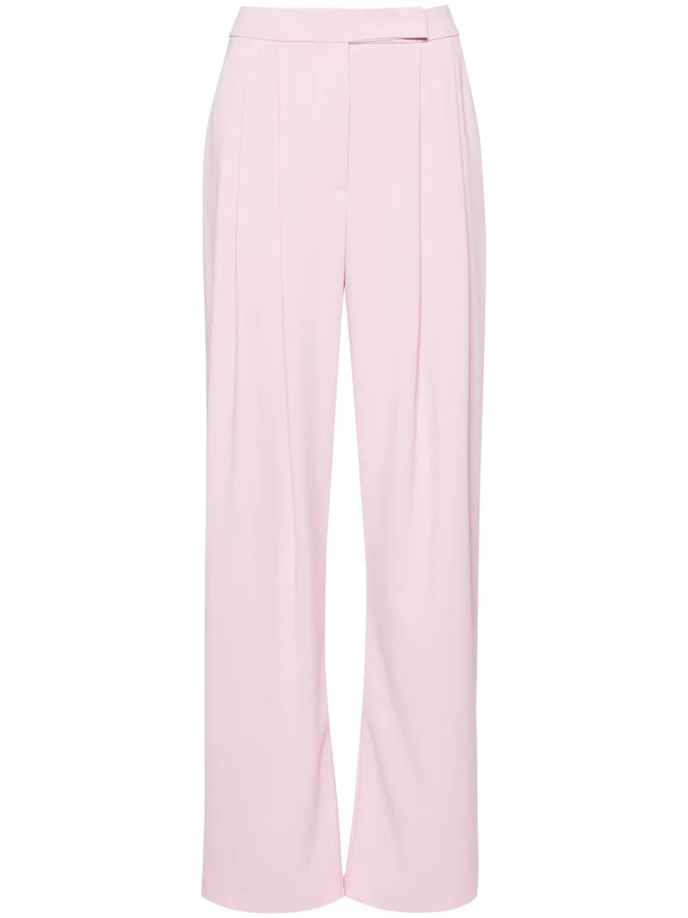 Wide-Leg Crepe Trousers