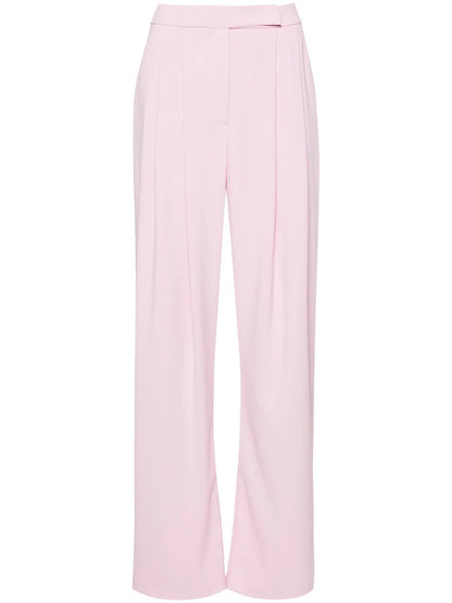Wide-Leg Crepe Trousers