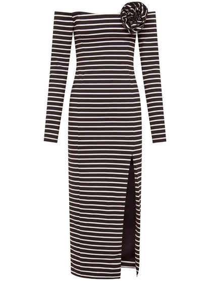 Miriam Floral-Appliqué Dress