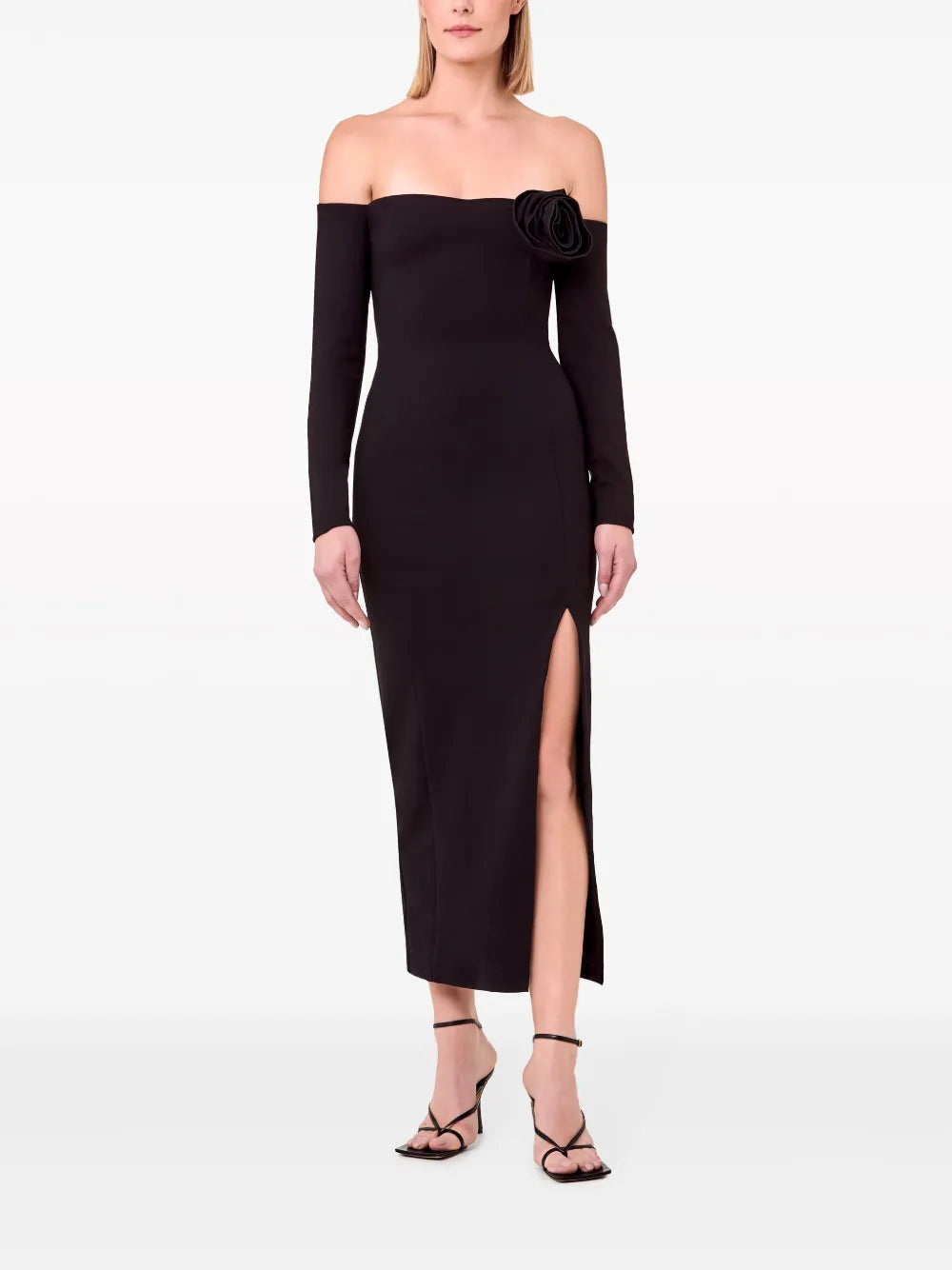 Miriam Floral-Appliqué Dress