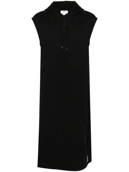 Sleeveless Hooded Maxi Dress
