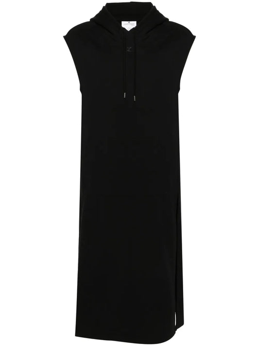 Sleeveless Hooded Maxi Dress