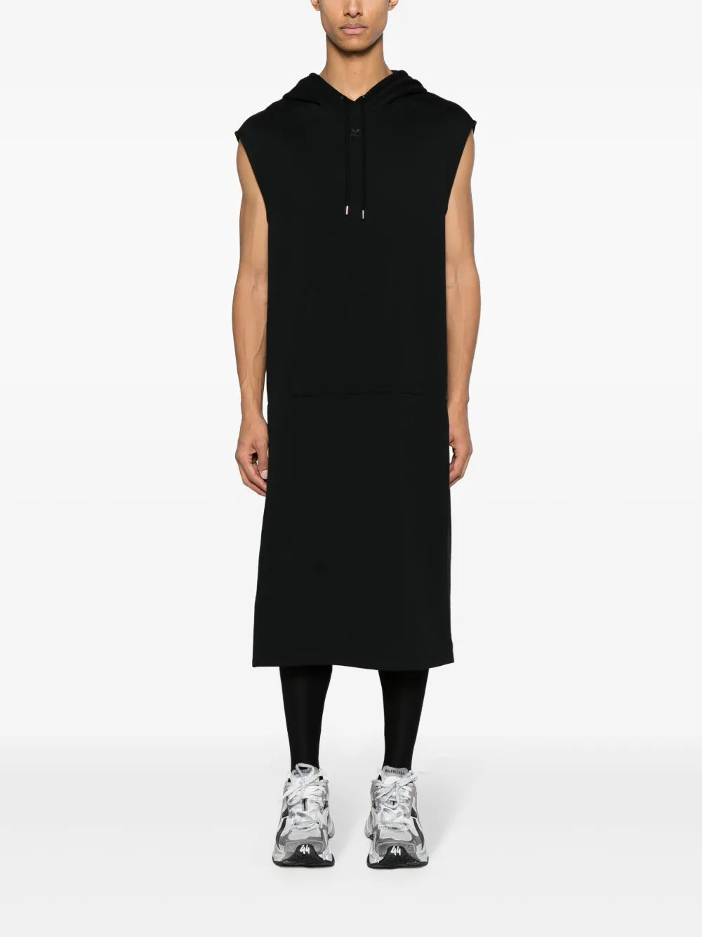 Sleeveless Hooded Maxi Dress