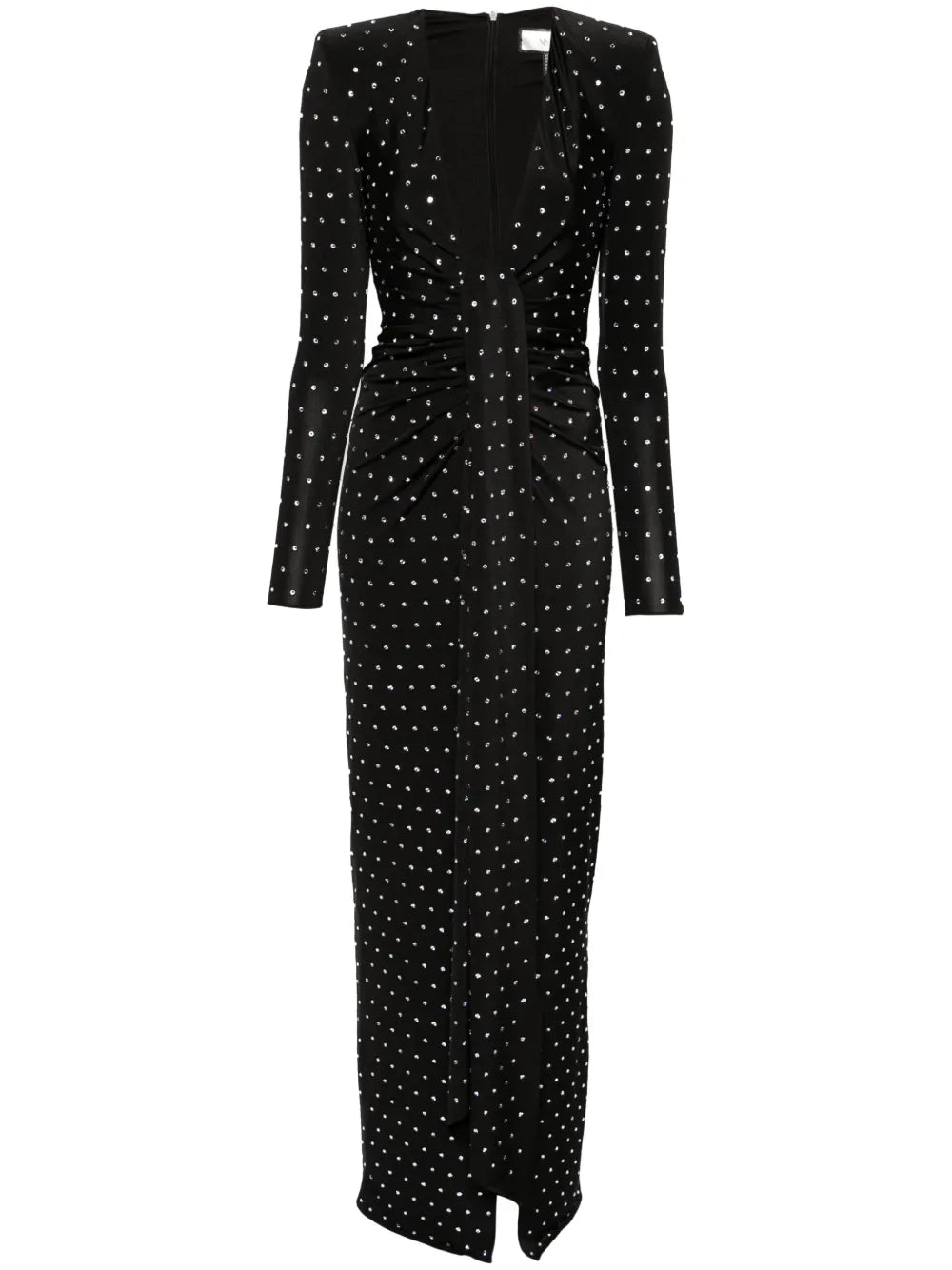 Crystal-Embellished Maxi Dress