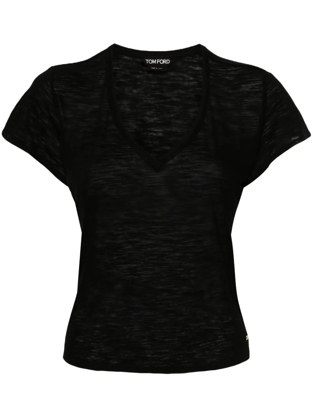 Semi-Sheer Mélange T-Shirt