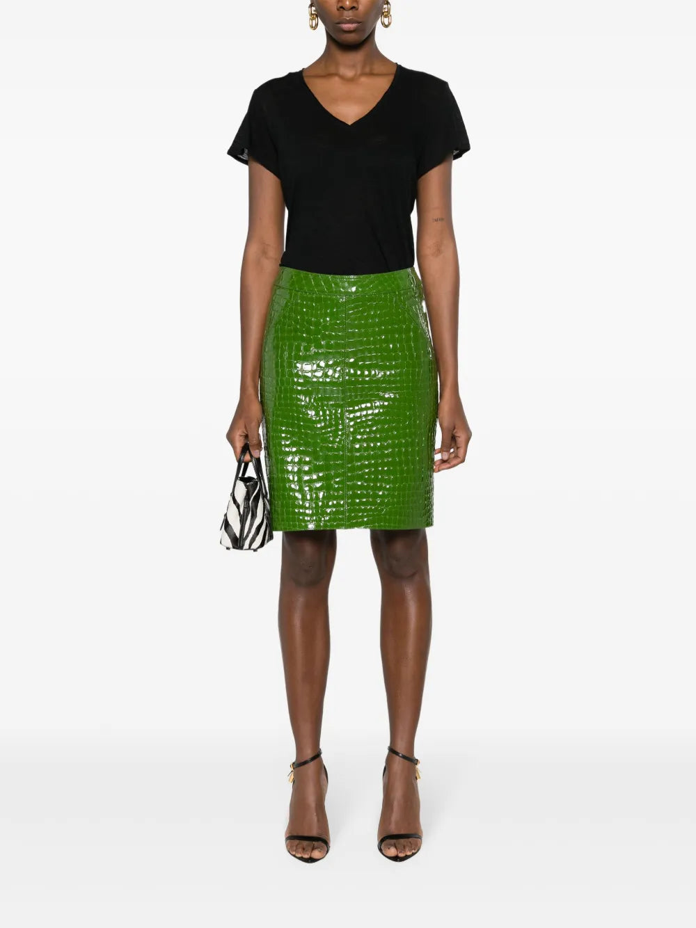 Semi-Sheer Mélange T-Shirt