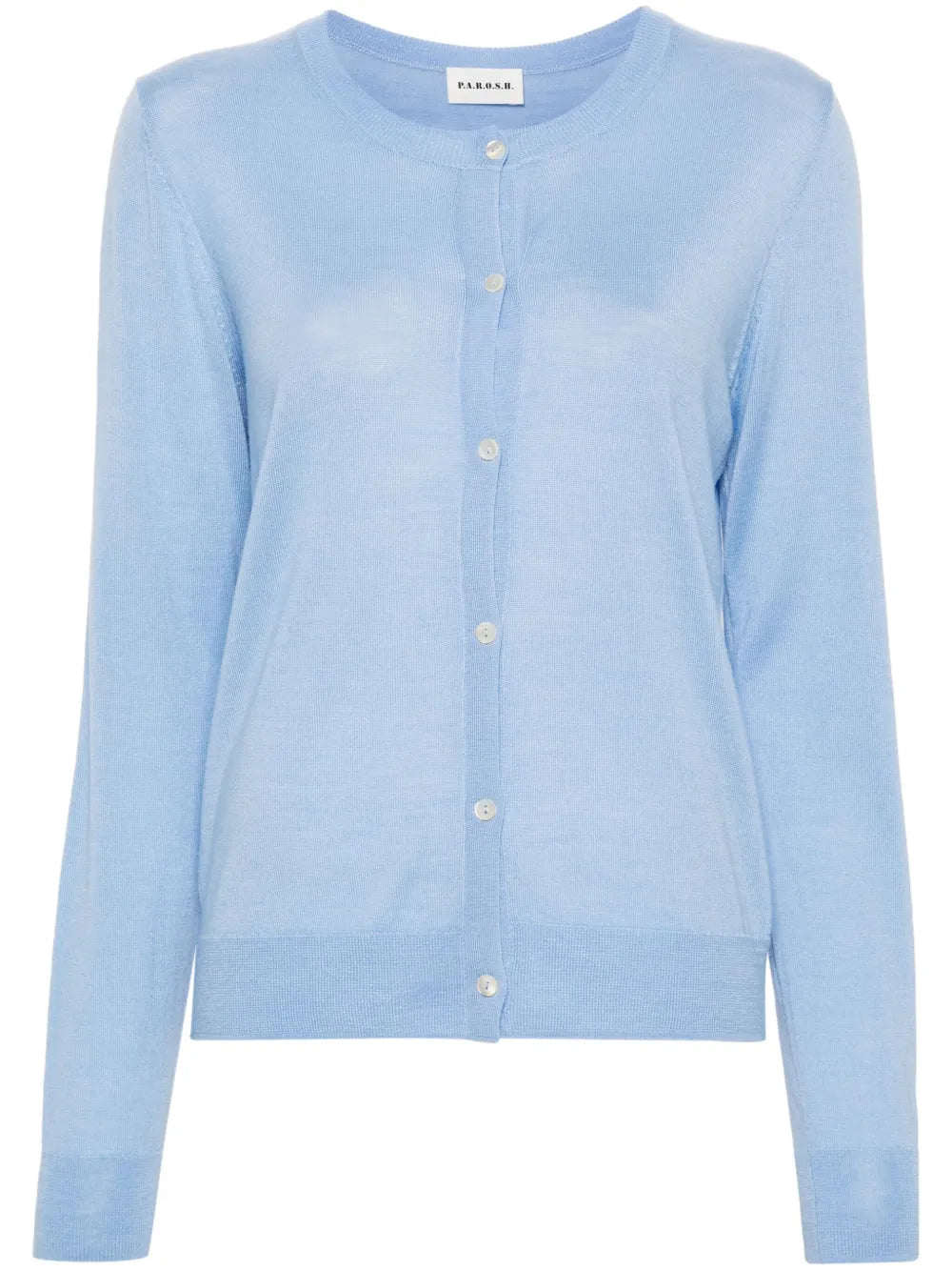 Crew-Neck Cardigan