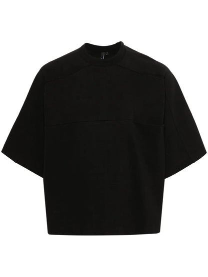 Panelled Organic-Cotton T-Shirt