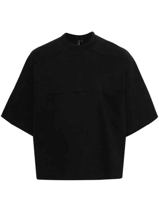 Panelled Organic-Cotton T-Shirt