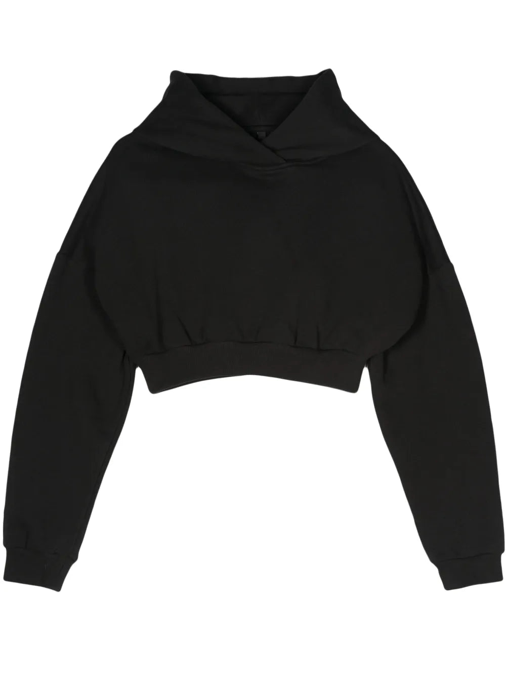 Organic-Cotton Cropped Hoodie