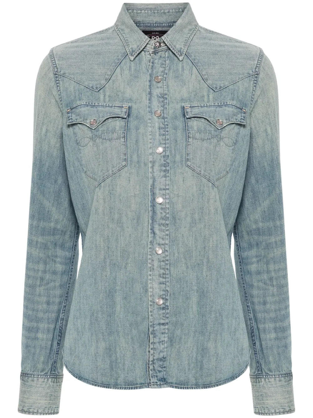 Western-Style Denim Shirt