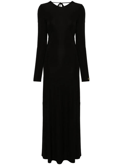 Logo-Plaque Dress