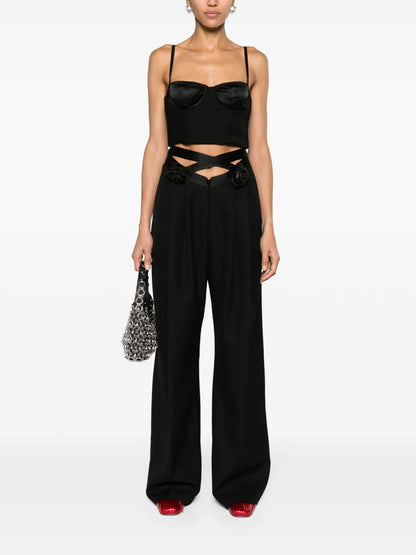 Wrapped In Roses Tailored Trousers