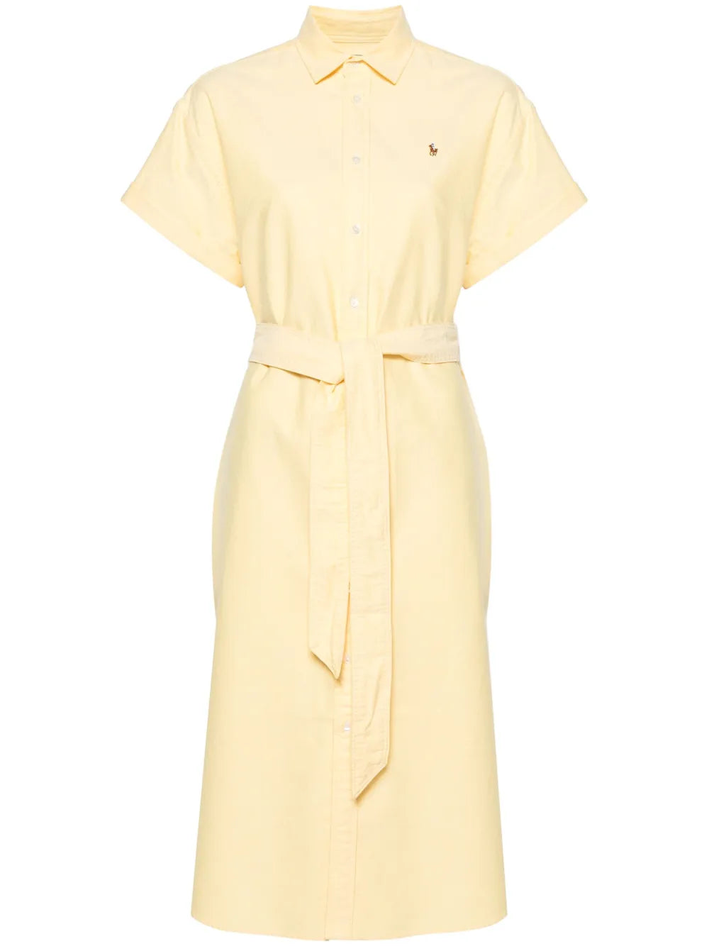 Polo Pony-Embroidered Shirt Dress