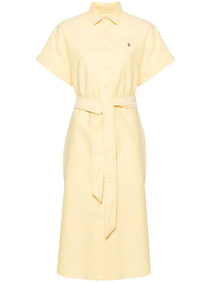 Polo Pony-Embroidered Shirt Dress