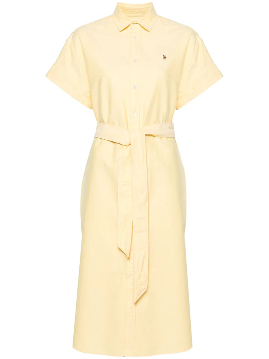 Polo Pony-Embroidered Shirt Dress