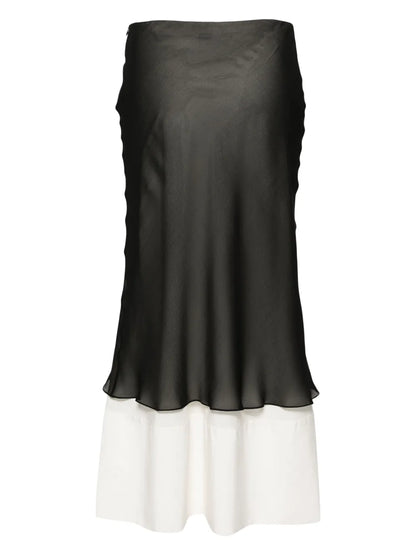 Double Flared Miniskirt