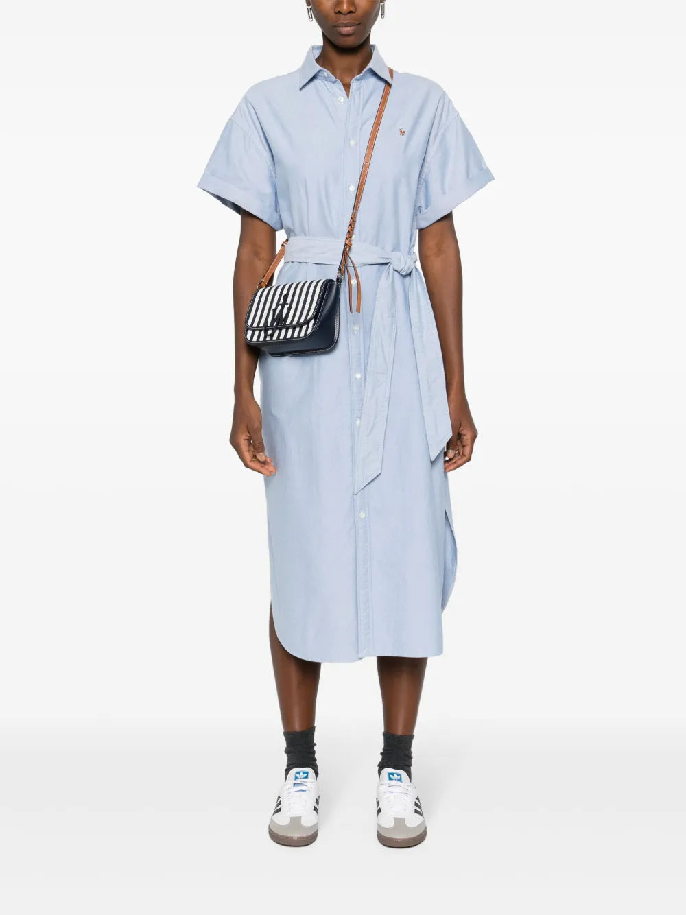 Polo Pony-Embroidered Shirt Dress