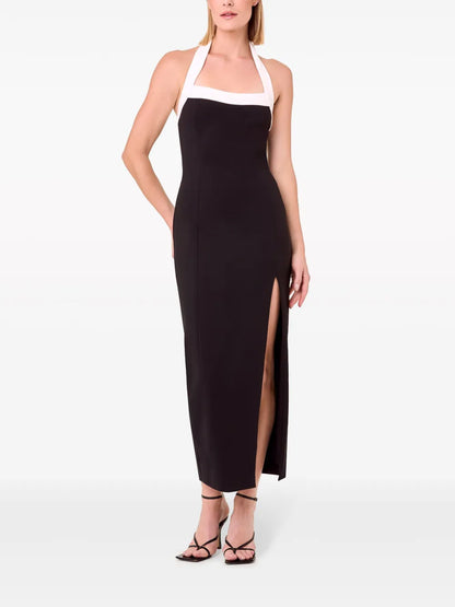 Jane Halterneck Midi Dress