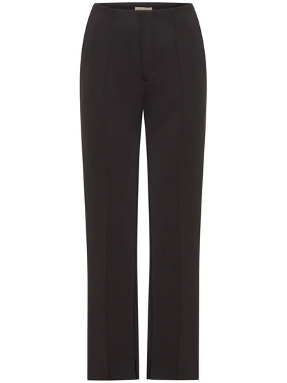 Lillianna Straight-Leg Pleated Trousers