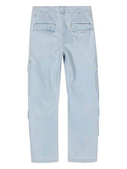 Delena Straight-Leg Cargo Jeans
